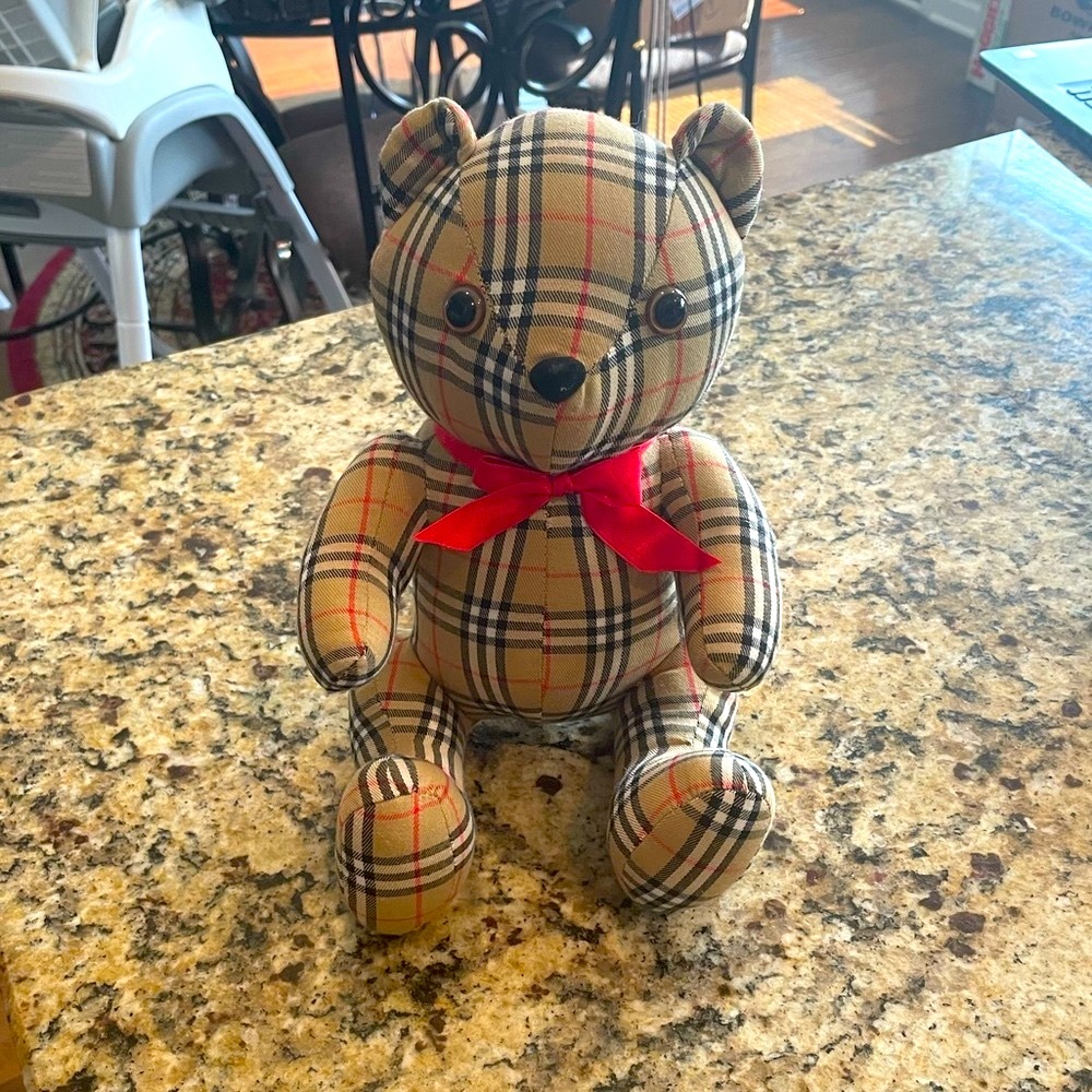 Vintage Burberry Teddy Bear- Thomas